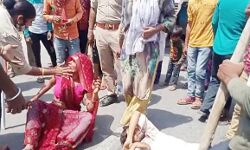 चुनावी रंजिश में नवनिर्वाचित प्रधान के परिजनों पर गोलीबारी-लगाया जाम चुनावी रंजिश में नवनिर्वाचित प्रधान के परिजनों पर गोलीबारी-लगाया जाम