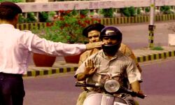 यातायात नियमों की अनदेखी करने वाले 154 लोगों का चालान