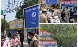 एसपी सिटी उतरे सड़कों पर-अनावश्यक बाहर निकले लोगों को लगाई कड़ी फटकार