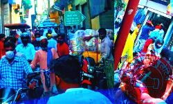 हम नही सुधरेगें-खुले बाजार-उमडती भीड-कैसे भागेगा कोरोना और कैसे बचेगी जान हम नही सुधरेगें-खुले बाजार-उमडती भीड-कैसे भागेगा कोरोना और कैसे बचेगी जान