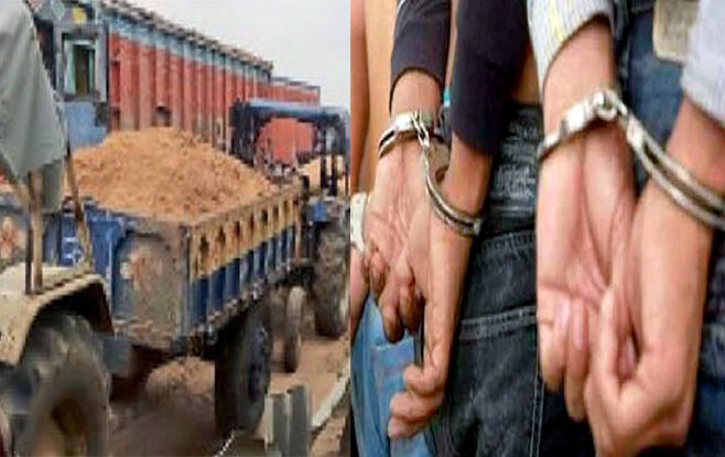 अवैध बालू लदा 131 वाहन जब्त- 25 गिरफ्तार