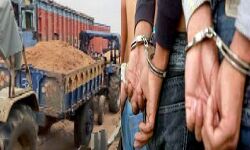 अवैध बालू लदा 131 वाहन जब्त- 25 गिरफ्तार