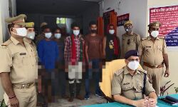 6 पशु तस्कर गिरफ्तार- भेजा जेल-4 फरार 6 पशु तस्कर गिरफ्तार- भेजा जेल-4 फरार