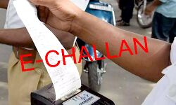 यातायात नियमों की अनदेखी 375 लोगों का चालान