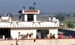 किसान आंदोलन-बांधी काली पगड़ी-मनाया काला दिवस-लगाए नारे किसान आंदोलन-बांधी काली पगड़ी-मनाया काला दिवस-लगाए नारे