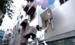 गुब्बारों के साथ हवा में उडा कुत्ता-उड़ाने वाला यूट्यूबर गिरफ्तार