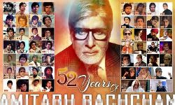 अमिताभ ने फिल्म इंडस्ट्री में 52 साल पूरे किये अमिताभ ने फिल्म इंडस्ट्री में 52 साल पूरे किये
