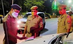 पुलिसकर्मी ने तोड़ा कॉविड प्रोटोकॉल-हुआ 1 हजार का चालान पुलिसकर्मी ने तोड़ा कॉविड प्रोटोकॉल-हुआ 1 हजार का चालान