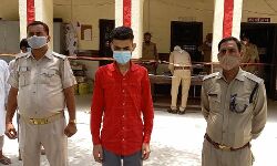 10 हजार का इनामी बदमाश गिरफ्तार