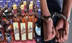 420 कार्टन विदेशी शराब बरामद-1 गिरफ्तार