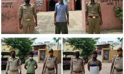 3 वांछित अभियुक्त गिरफ्तार