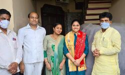 मंत्री कपिल देव ने नायब तहसीलदार बनी पल्लवी को दी शुभकामनाएं मंत्री कपिल देव ने नायब तहसीलदार बनी पल्लवी को दी शुभकामनाएं