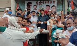 सेवा सत्याग्रह दिवस के रूप में मना राहुल गांधी का बर्थडे-बांटे मास्क व कोराना किट