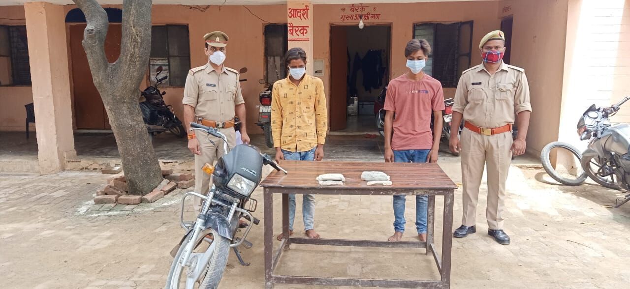 बाबरी पुलिस ने दबोंचे दो अपराधी