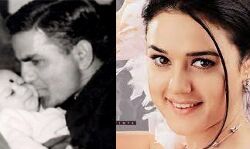 फादर्स डे-प्रीति जिंटा ने की थ्रोबेक फोटो शेयर-फैंस को लगे अक्षय कुमार