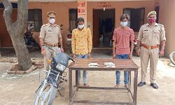 बाबरी पुलिस ने दबोंचे दो अपराधी