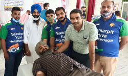 समर्पित युवा समिति के रक्तदान शिविर में 145 लोगों ने किया रक्तदान समर्पित युवा समिति के रक्तदान शिविर में 145 लोगों ने किया रक्तदान