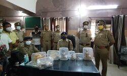 जैन मंदिर में चोरी-माल समेत आरोपी गिरफ्तार-समाज ने किया अभिनंदन