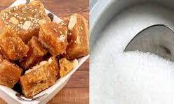 मुजफ्फरनगर मंडी में शीतगृह गुड़ चाकू व चीनी के भाव