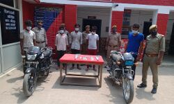 पांच लुटेरों को पुलिस ने दबोचा
