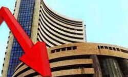 सेंसेक्स 300 अंक लुढ़का