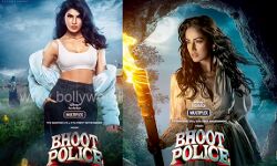 भूत पुलिस से जैकलीन और यामी का फर्स्ट लुक पोस्टर रिलीज