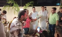 अल्पसंख्यक आयोग के चैयरमेन का सलीम कुरैशी के फ़ार्म हाउस पर इस्तक़बाल अल्पसंख्यक आयोग के चैयरमेन का सलीम कुरैशी के फ़ार्म हाउस पर इस्तक़बाल