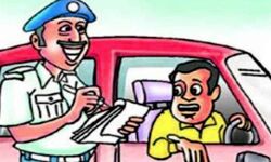 यातायात नियमों की अनदेखी करने वाले 403 लोगों का चालान
