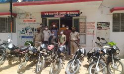 मुठभेड़ में दो बदमाश गिरफ्तार- चोरी के सात वाहन बरामद मुठभेड़ में दो बदमाश गिरफ्तार- चोरी के सात वाहन बरामद