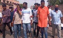 दलितों पर हमले के विरोध में दिया ज्ञापन दलितों पर हमले के विरोध में दिया ज्ञापन