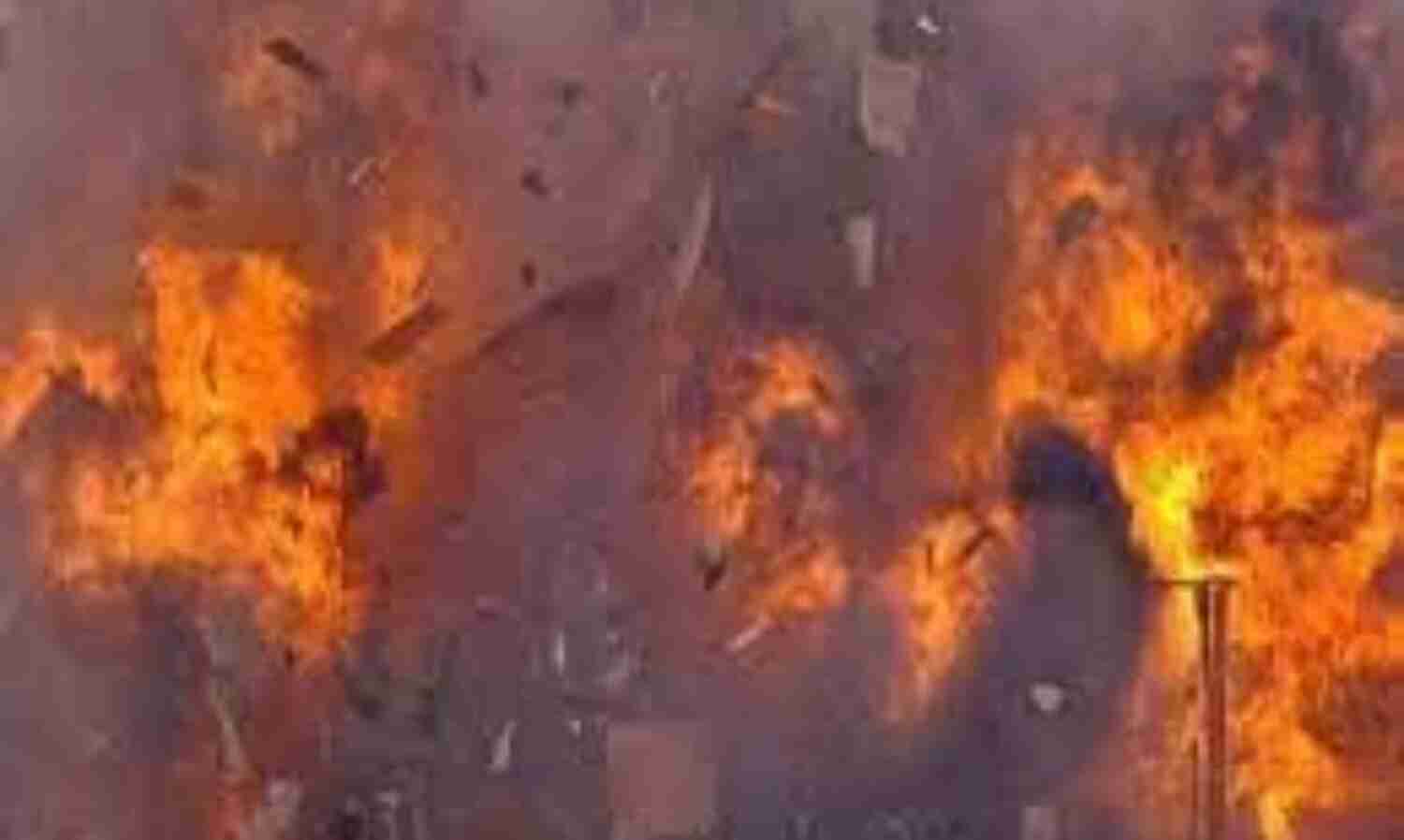 एक संयंत्र में आग लगने से एक व्यक्ति की मौत - सात घायल