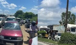 डिप्टी सीएम के लिए हाईवे बंद-लोग होते रहे परेशान