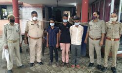 तीन वांछित आरोपी गिरफ्तार