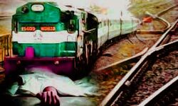 पति से विवाद होने पर महिला ने रेलगाड़ी के आगे कूदकर जान दी