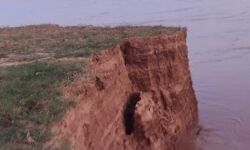 गंगा ने दिखाया रौद्र रूप तो जलधारा में समा गए खेत गंगा ने दिखाया रौद्र रूप तो जलधारा में समा गए खेत