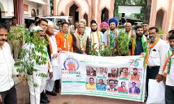 आजादी महोत्सव में पौधारोपण कर दिया पर्यावरण संरक्षण का संदेश आजादी महोत्सव में पौधारोपण कर दिया पर्यावरण संरक्षण का संदेश