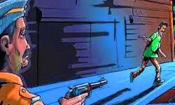 DGP के जाते ही पुलिस और STF ने लखटकिया बदमाश को एनकाउंटर में किया घायल