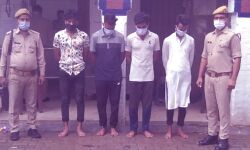 नाबालिग से छेड़छाड़ के मामले में वांछित 4 आरोपी अरेस्ट