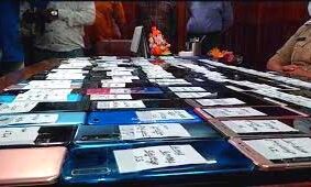 सर्विलांस सेल की टीम ने गुमशुदा 101 स्मार्ट मोबाइल फोन किए बरामद