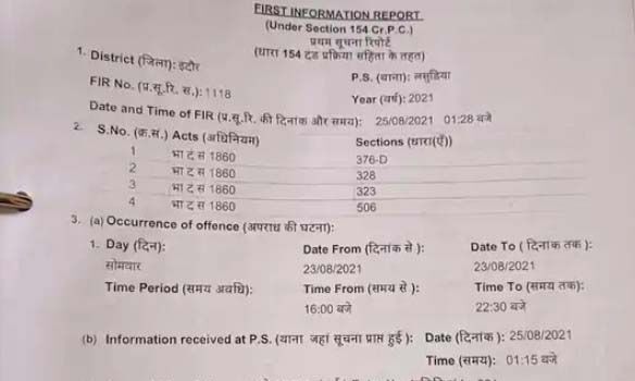 पिकनिक मनाने जा रहे दोस्तों ने किया 12वीं की छात्रा से गैंगरेप