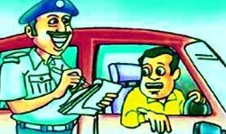 यातायात नियमों की अनदेखी करने वाले 304 लोगों का चालान यातायात नियमों की अनदेखी करने वाले 304 लोगों का चालान