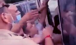 पूर्व IPS को घर से घसीटते हुए थाने ले गई पुलिस