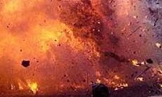 थाने पर बम हमले में 12 पुलिस अधिकारियों सहित 14 घायल