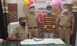 25 हजारी बदमाश को किया गिरफ्तार