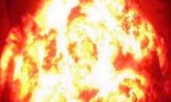 मस्जिद में लगी आग मस्जिद में लगी आग