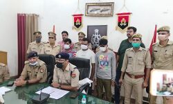 हिस्ट्रीशीटर समेत तीन ट्रांसफार्मर चोर गिरफ्तार-30 लाख का सामान बरामद