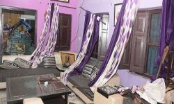 भाजपा जिलाध्यक्ष के घर ब्लास्ट-दहल गया इलाका-खिडकी दरवाजे ध्वस्त