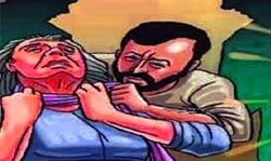 युवक ने नशे की हालत में बुजुर्ग विधवा महिला की गला दबाकर हत्या की