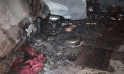 रसोई गैस सिलेंडर में हुआ विस्फोट-सामान हुआ तहत नहस रसोई गैस सिलेंडर में हुआ विस्फोट-सामान हुआ तहत नहस