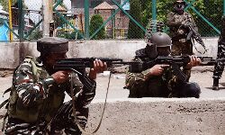 भाजपा नेता का हत्यारोपी आतंकी मुठभेड़ में ढेर